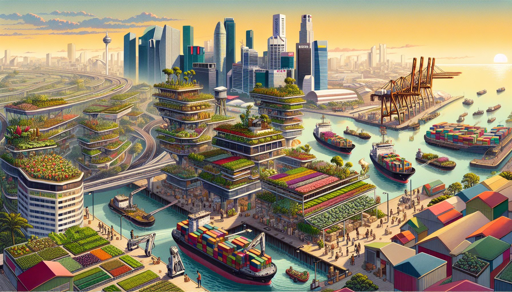Singapore Boosts Food Security with Local Production and Global Partnerships