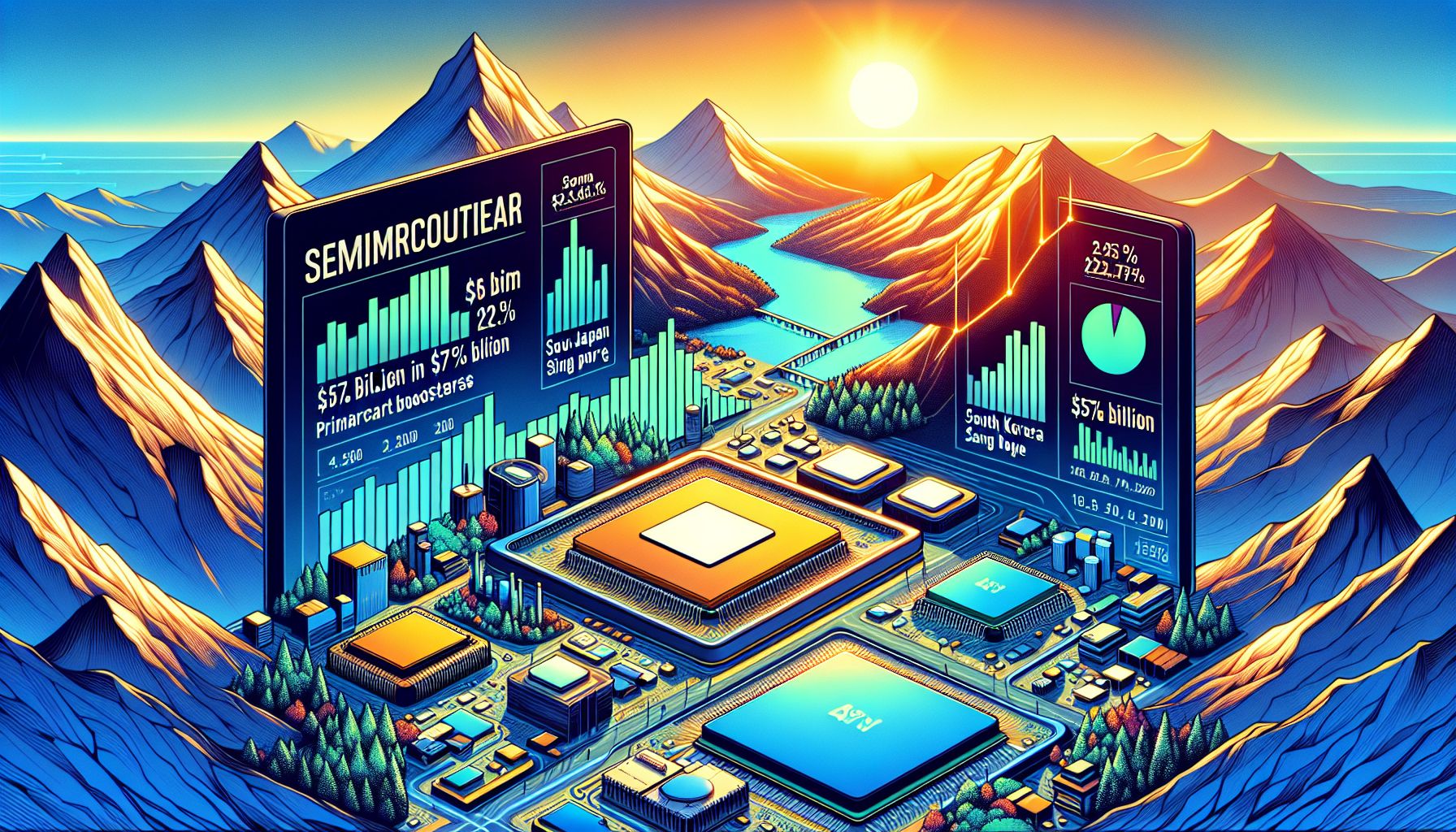 Semiconductor Sales Surge to $57 Billion in April 2025