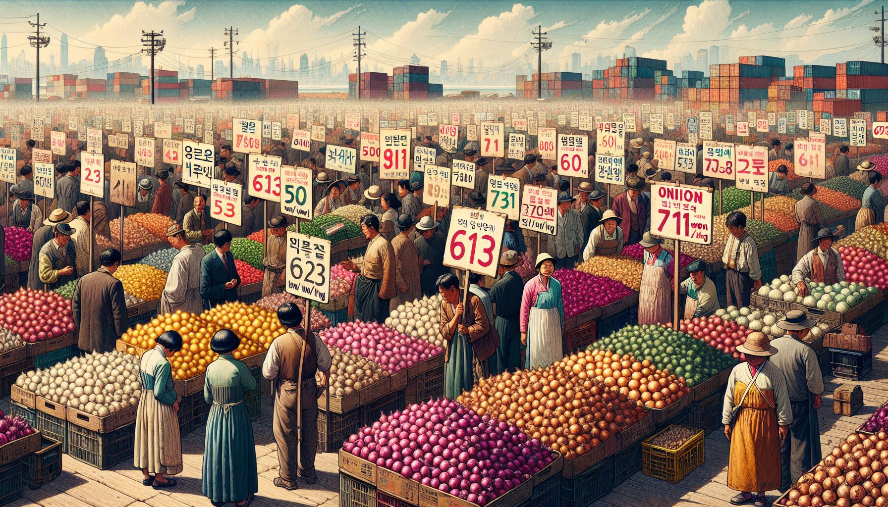 Onion Price Drops in South Korea Amid Government Imports