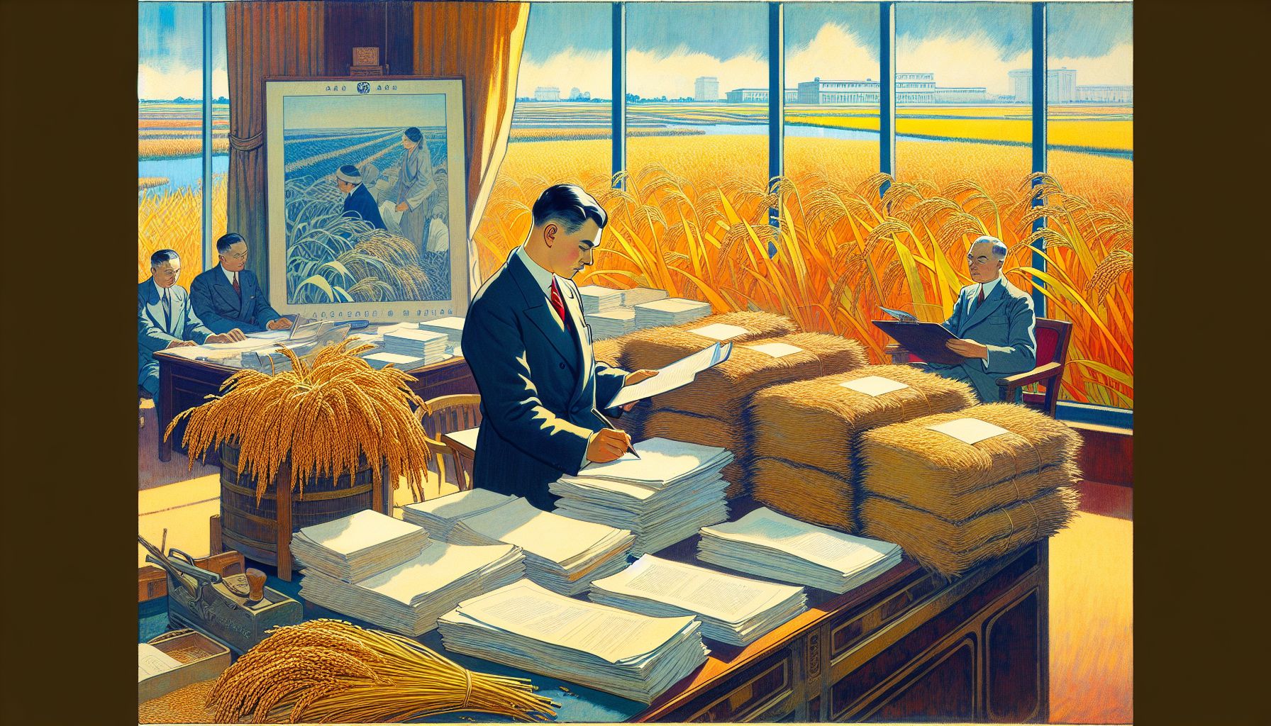 Japan's Government Considers Purchasing Stockpiled Rice Amid Price Concerns